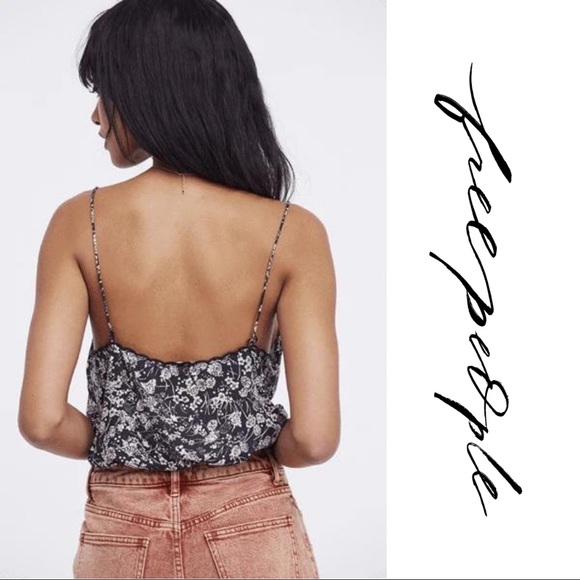Free People Kora Printed Floral Cami Size XS - Picture 4 of 5